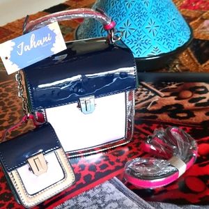 Jahani Multi Color Box Bag